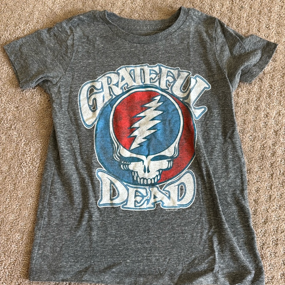 Kids Grateful Dead T-shirt, Size 8, by Rowdy Sprout